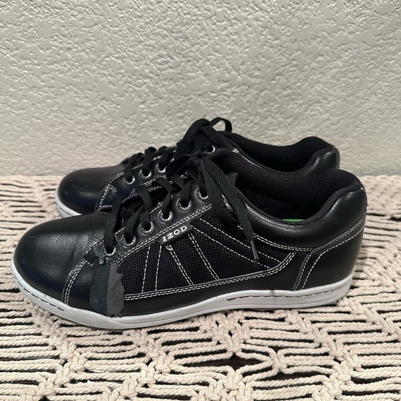 Izod Black Leather Foxfire Golf Shoes main image 14